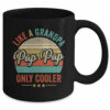 Pap Pap Like A Grandpa Only Cooler Vintage Dad Fathers Day Mug