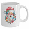 Patchwork Santa Claus Merry Christmas Retro Santa Preppy Mug
