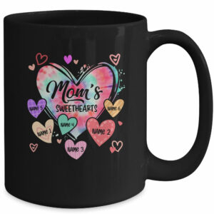 Personalized Mom Sweethearts Custom With Kids Name Valentines Day Mothers Day Birthday Christmas Mug