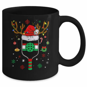 Pickleball Player Christmas Holiday Reindeer Xmas Women Men Mug