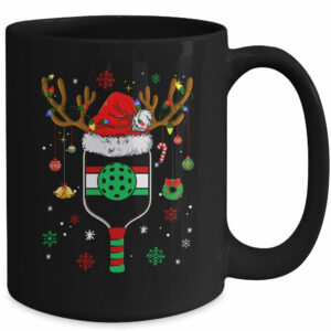 Pickleball Player Christmas Holiday Reindeer Xmas Women Men Mug