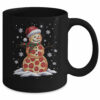 Pizza Snowman Santa Hat Christmas Pizza Party Funny Xmas Mug