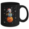 Planets Snowman Space Funny Christmas Astronomy Kids Men Mug