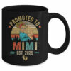 Promoted To Mimi Est 2025 Retro First Time Mimi Mug