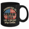 Promoted To Papaw Est 2026 Soon To Be New Grandad US Flag Mug