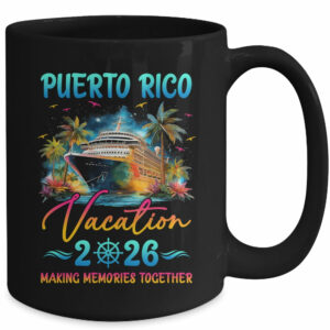 Puerto Rico Family Vacation 2026 Matching Group Summer Mug