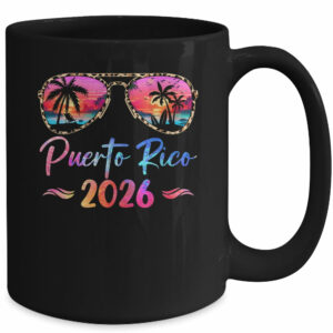 Puerto Rico Vacation 2026 Matching Group Family Summer Trip Mug
