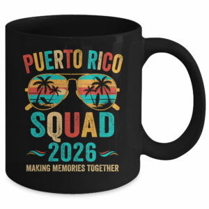 Puerto Rico Vacation Squad 2026 Family Matching Vintage Mug