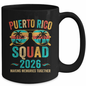 Puerto Rico Vacation Squad 2026 Family Matching Vintage Mug
