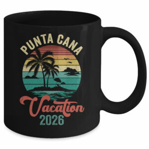 Punta Cana Family Vacation 2026 Matching Dominican Republic Mug