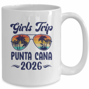 Punta Cana Girls Trip Beach Vacation 2026 Matching Group Mug