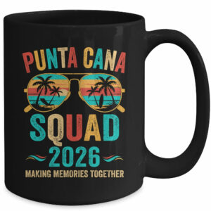 Punta Cana Vacation Squad 2026 Family Matching Vintage Mug