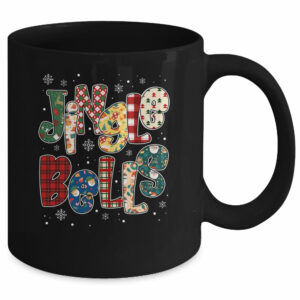 Red Plaid Jingle Bells Christmas Matching Family Men Women Mug