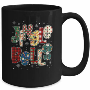 Red Plaid Jingle Bells Christmas Matching Family Men Women Mug
