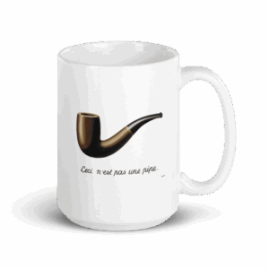 Rene Magritte This Is Not A Pipe, 1929 Artwork Mug