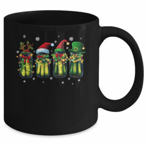 Retro Canned Pickles Christmas Light Homemade Pickle Jar Mug