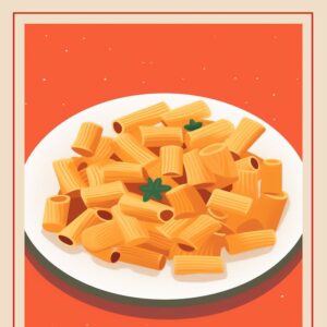 Rigatoni Alla Norma Italian Pasta Poster