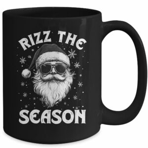 Rizz The Season Christmas Santa Claus Rizzler Holiday Funny Mug