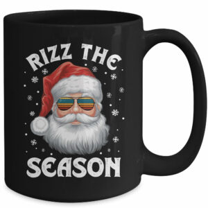 Rizz The Season Funny Christmas Santa Claus Rizzler Holiday Mug
