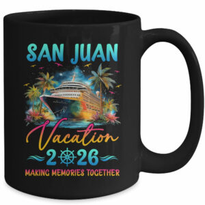 San Juan Family Vacation 2026 Matching Group Summer Mug