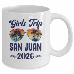San Juan Girls Trip Beach Vacation 2026 Matching Group Mug