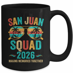 San Juan Vacation Squad 2026 Family Matching Vintage Mug