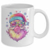 Santa Claus Blowing Pink Bubble Sunglasses Merry Christmas Mug