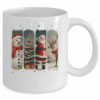 Santa Claus Vintage Christmas Coquette Bow Reindeer Snowman Mug
