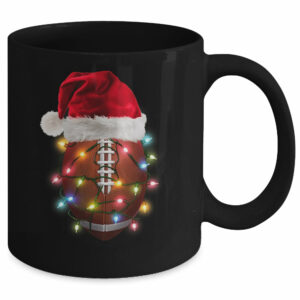 Santa Sports Design For Men Boys Christmas Football Player Mug