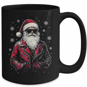 Santa Sunglasses Cool Santa Claus Vintage Christmas Party Mug
