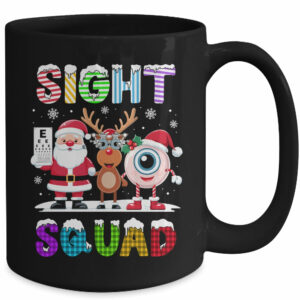 Sight Squad Christmas Optometrist Eye Doctor Xmas Funny Mug