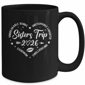 Sisters Trip 2026 Friends Trip Memories Vacation Retro Mug
