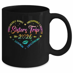 Sisters Trip 2026 Memories Trip Friends Vacation Retro Mug