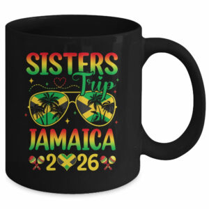 Sisters Trip Jamaica 2026 Summer Vintage Beach Girls Trip Mug