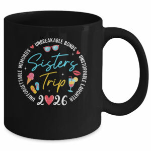 Sistes Trip 2026 Memories Girls Friends Trip Vacation Retro Mug