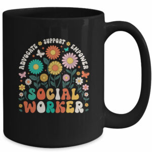 Social Worker Social Work Month Funny Work Love Groovy Mug