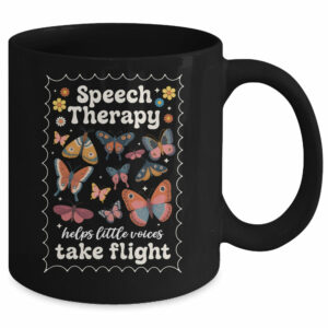 Stamp Speech Therapy Butterfly Speech Language Pathologist Mug