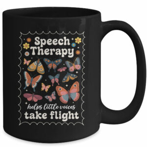 Stamp Speech Therapy Butterfly Speech Language Pathologist Mug