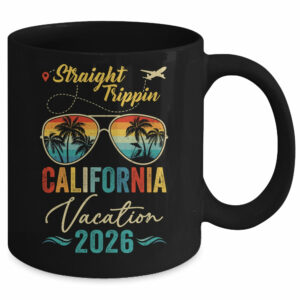 Straight Trippin California 2026 Family Summer Vacation Mug