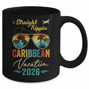 Straight Trippin Caribbean 2026 Family Summer Vacation Mug
