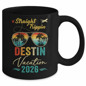 Straight Trippin Destin 2026 Family Summer Vacation Mug