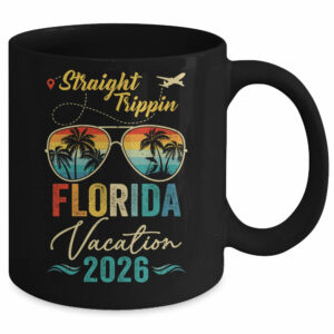 Straight Trippin Florida 2026 Family Summer Vacation Mug