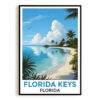 Stunning Florida Keys Coastal Beach Poster Tropical Home Decor And Travel Souvenir Landscape Wall Art Painting Print Ideal For Living Room Office Bedroom Decor Unframed