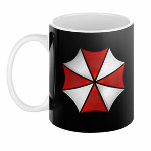 Umbrella Corporation Black Mugs