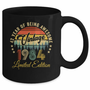 Vintage 1984 Limited Edition 42 Years Old 42nd Birthday Mug