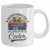 Vintage Boston Terrier Dad Like A Regular Dad But Cooler Funny Mug