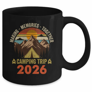 Vintage Camper Camp Family Camping Trip 2026 Matching Group Mug