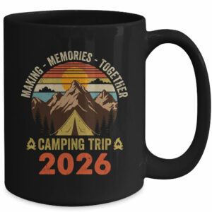 Vintage Camper Camp Family Camping Trip 2026 Matching Group Mug