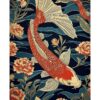William Morris Print Koi Fish Poster Vintage Wall Art Textiles Art Vintage Poster