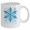 Winter Blue Snowflake Christmas Xmas Costumes Men Women Mug